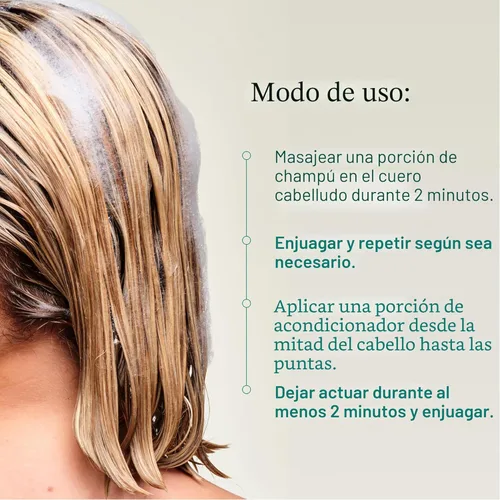 Miniatura 8 de Nutrafol Champú y acondicionador, limpia y protege el cabello y el cuero cabelludo, mejora el volumen, la fuerza y la textura del cabello, formulado