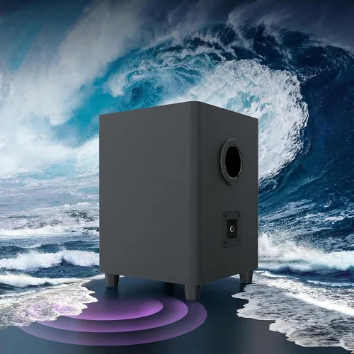 Miniatura 2 de Barra de sonido para TV con subwoofer, altavoz Bluetooth de 60 W, graves profundos, sistema de sonido envolvente de cine en casa de 2.1 canales