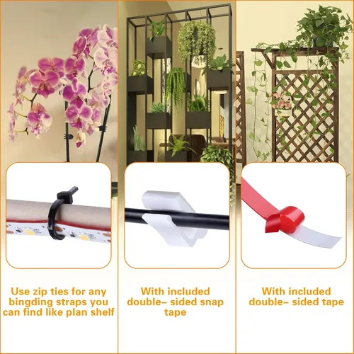 Miniatura 4 de Tira de luz de cultivo impermeable para plantas de interior, luces de cultivo de plantas de espectro completo para interiores con temporizador