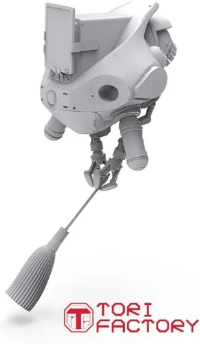 Miniatura 7 de Tri-Factory CY-05A 1/35 Cyberpunk Series Collie Drone, Freestanding Drone, Chasing Livestock from The Sky, Resin Kit
