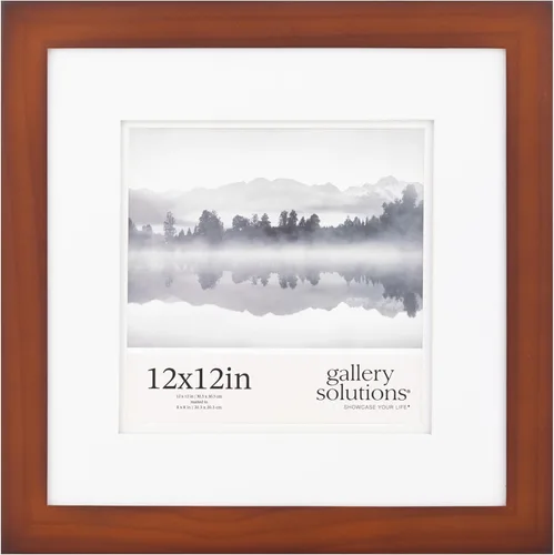 Miniatura 20 de Gallery Solutions - Marco de fotos negro plano de 8 x 10 pulgadas - Soporte de mesa o pared - Para fotos de 5 x 7 pulgadas con doble paspartú blanco