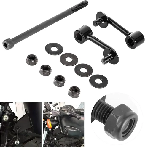 Miniatura 5 de Elevación del tanque de gas, elevador del tanque de gas de la motocicleta, elevador del tanque de acero, negro para motocicleta personalizada