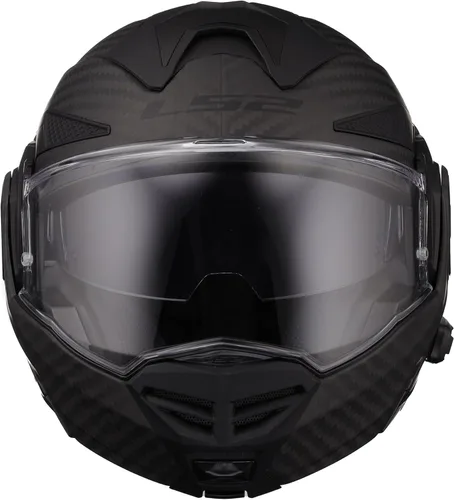 Miniatura 7 de Casco modular LS2 Helmets Advant X de fibra de carbono con Bluetooth Cardo 4X integrado