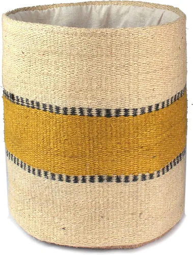 Miniatura 27 de Cesta de Maceta de Yute Resistente, Cesta Tejida Moderna, Maceta para Flores, Maceteros de Interior para Suelo, Cesta Organizadora de Almacenamiento