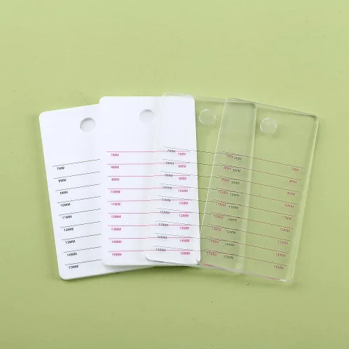 Miniatura 4 de Paleta de extensión de pestañas acrílicas, organizador de pestañas postizas, bandeja de pestañas, paleta de pegamento adhesivo, soporte individual