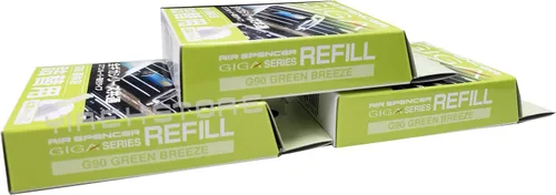 Miniatura 6 de YirehStore Air Freshener Giga - Recambio surtido de 3 cajas de aroma superior popular – brisa verde, calabaza marina, aroma de calabaza, diseño