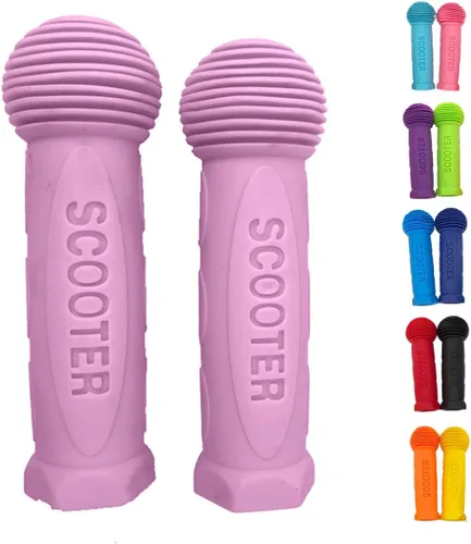 Miniatura 5 de Manillar de agarre para scooter, 1 par de agarre de bicicleta apto para 2-3-4 ruedas Kid Kick Scooters, bicicleta para niños Negro