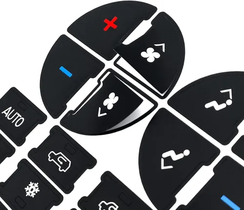 Miniatura 6 de Kit de reparación de botones de CA para salpicadero, compatible con Chevy, mejor para fijar botones de control de aire acondicionado desteñidos