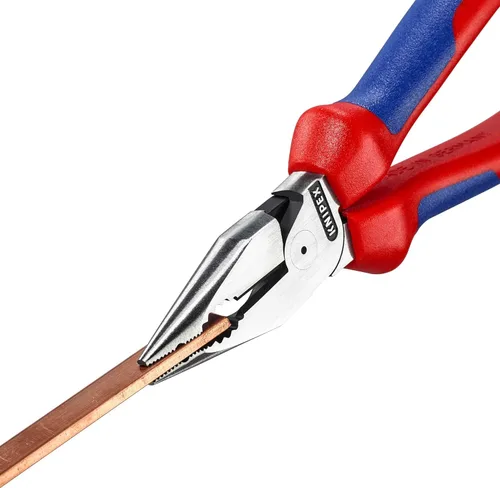 Miniatura 5 de KNIPEX 08 22 185 Alicates combinados puntiagudos con asas cómodas Negro Atramentized 7.283 in