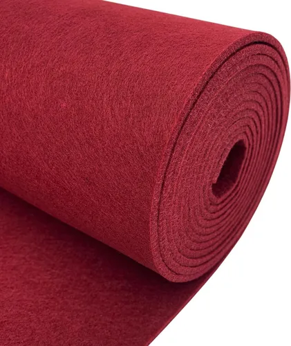 aufodara Tela de fieltro 11.8 x 98.4 pulgadas Rollo de tela de fieltro para manualidades, fieltro de 3mm de espesor para manteles de fieltro DIY,