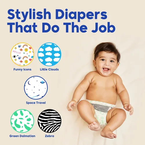 Miniatura 5 de Kim & Kimmy Pañales ecológicos, talla 6, 33-44 libras, 38 pañales – Protección contra fugas de 12 horas, sin erupciones, hipoalergénico, ultrasuave