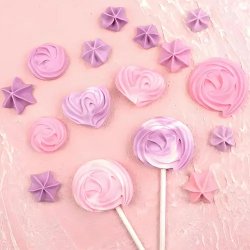 Miniatura 5 de Moldes de silicona para cupcakes en forma de crema, forma de corazón y estrella, para decoración de tartas para cumpleaños, fiesta temática, postre