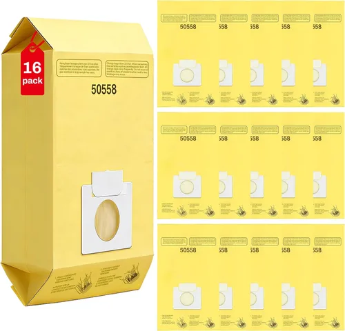 Miniatura 8 de ATXKXE Paquete de 16 bolsas de vacío de micro filtración de primera calidad aptas para Kenmore Style C/Q 5055 50557 50558 50104, C-5 C-18