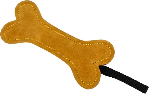 Leather Dog Toys for Small Puppies, Genuine Leather Chew Toys, Safe Puppy Toys, Durable Dog Chews for Teething, Interactive Play, Training, and