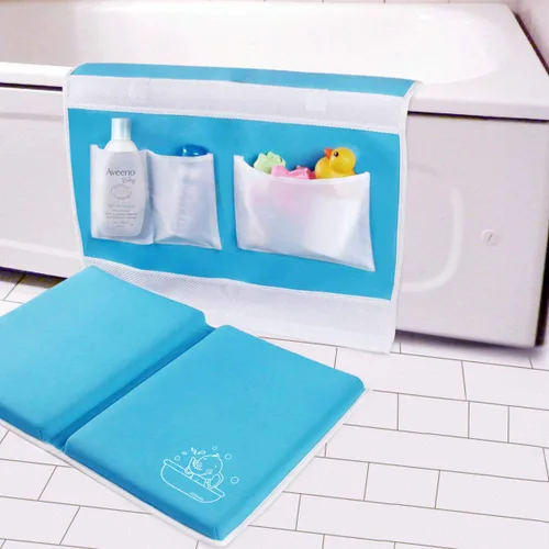 Miniatura 9 de Rodillera de baño – Rodillera de baño extra gruesa de 1.5 pulgadas de goma antideslizante – Rodillera plegable para bañera grande de seguridad