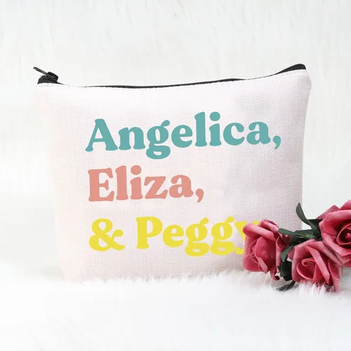 Miniatura 5 de POFULL Regalo para amantes del teatro musical, regalo para hermanas musicales, mercancía para fanáticos del teatro, bolsa de cosméticos de trabajo