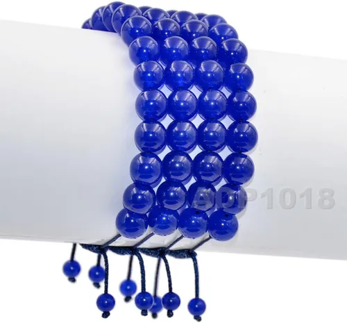 Miniatura 27 de AD Beads Pulseras de piedras preciosas unisex de 0.315 pulgadas (0.315 in), macramé curativo ajustable de 7 a 9 pulgadas Usa esta pulsera