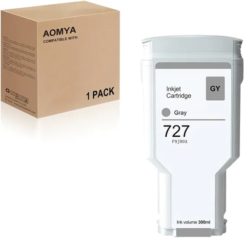 Miniatura 7 de Aomya 6 cartuchos de tinta compatibles 727 de 10.1 fl oz C1Q12A F9J79A F9J76A F9J77A F9J78A F9J80A para impresoras DesignJet T920 T930 T1500 T1530