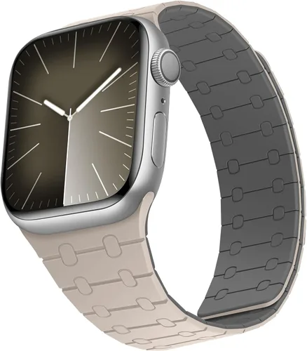 Miniatura 11 de Compatible con correa de Apple Watch de 49mm 46mm 45mm 44mm 42mm 41mm 40mm 38mm, correa de bucle magnético ajustable de silicona para iWatch Ultra