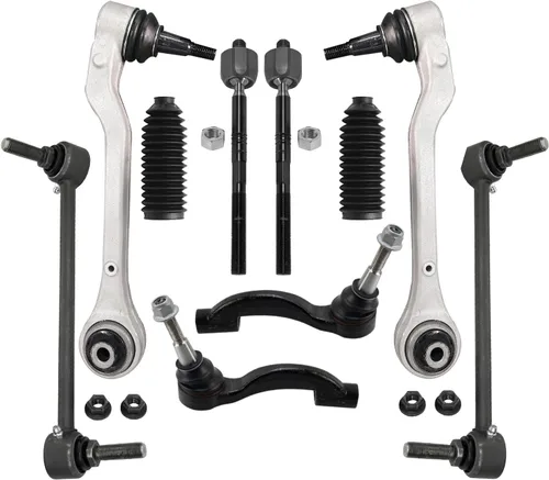 Miniatura 90 de Detroit Axle - Kit de suspensión frontal de 10 piezas para Jeep 2002-2004 Liberty, 2 brazos de control superiores con rótula 2 rótulas inferiores, 4