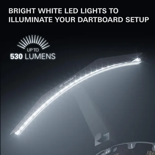 Miniatura 3 de Target Darts Tablero de Dardos LED - Iluminación de Tablero de Dardos Brillante Cable Extra Largo de 3m Se Ajusta de Forma Segura a Todos