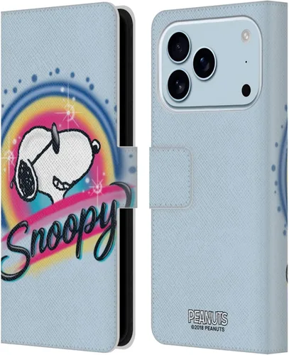 Miniatura 129 de Head Case Designs Funda de piel con licencia oficial de Peanuts Beach Surf Snoopy Boardwalk Airbrush compatible con Apple iPhone 11