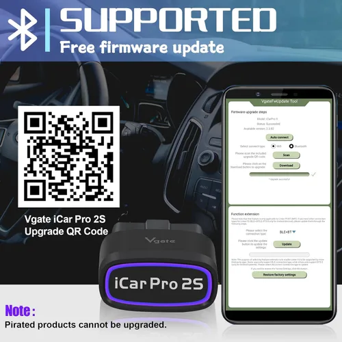 Miniatura 7 de Vgate Escáner OBD2 iCar Pro Bluetooth4.0 (iOS, Android) y Vgate iCar Pro 2S Bluetooth5.2 (iOS, Android)