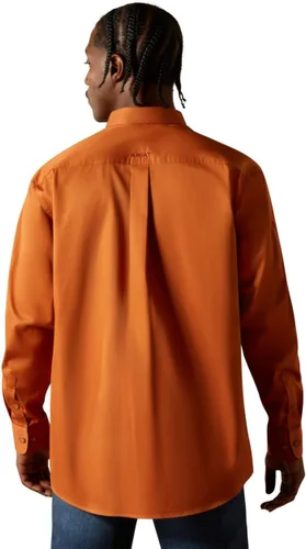 Miniatura 59 de Ariat Camisa de sarga con logotipo del equipo para hombre