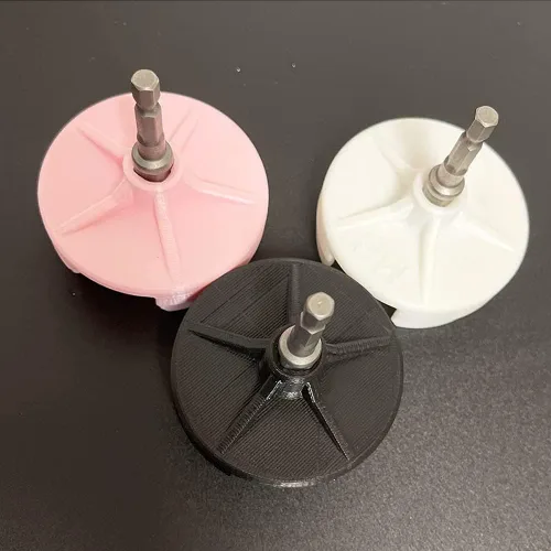 Miniatura 7 de Adaptadores de máquina de tejer, adaptador de corriente de punto rápido con broca de acero hexagonal, adaptador de manivela para máquina de tejer