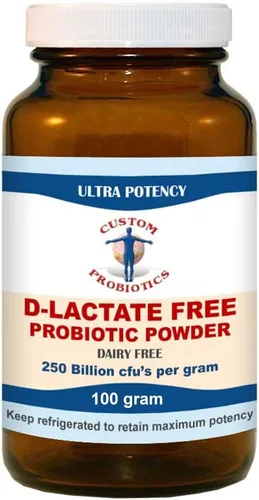Miniatura 2 de Custom Probiotics Polvo de probióticos sin D-lactato (3.53 onzas)
