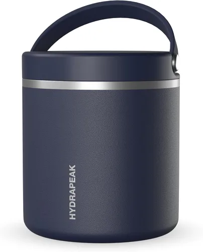 Hydrapeak Tarro de comida de acero inoxidable con aislamiento al vacío de 25 onzas | para comida caliente y fría, recipiente de boca ancha a prueba