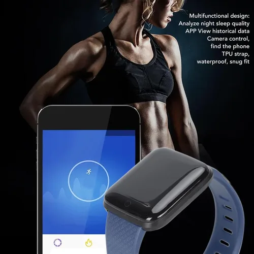Miniatura 3 de Reloj inteligente para hombres y mujeres, pulsera inteligente de seguimiento de actividad física, pantalla táctil de 1.44, monitor de sueño