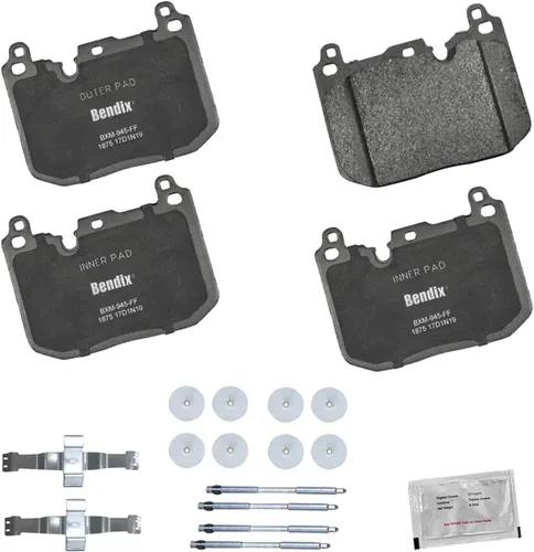 Miniatura 226 de Pastillas de freno delanteras cerámicas Bendix Priority1 CFC2302 para Hyundai Elantra 2021, Sonata 2022-2020, Kia K5 2023-2021
