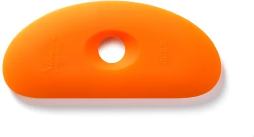 Xiem Herramientas Costilla de arcilla de silicona suave para cerámica y cerámica (SCR3-O-10195)