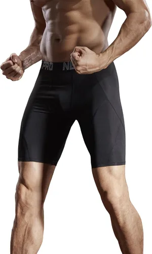 Miniatura 6 de NELEUS Paquete de 3 pantalones cortos de compresión para hombre