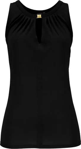 Miniatura 4 de SAUKOLE Camiseta sin mangas con cuello halter para mujer, con espalda cruzada, con bonito estampado, para yoga, correr, verano