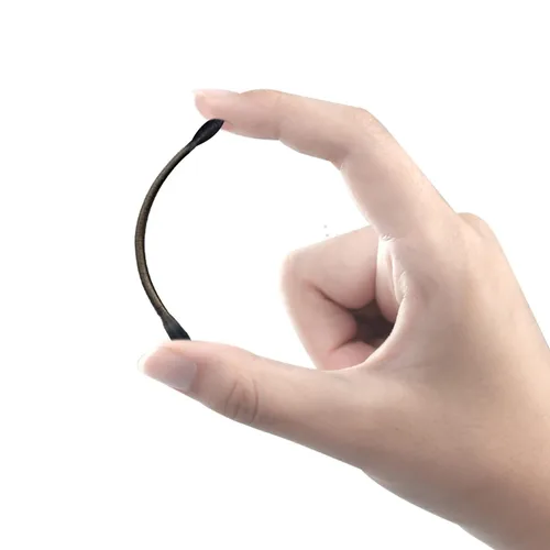 Miniatura 6 de Hisopos de algodón negro con punta de precisión, 400 unidades, brotes de algodón orgánico puntiagudo, doble cara, firmemente envueltos, punta