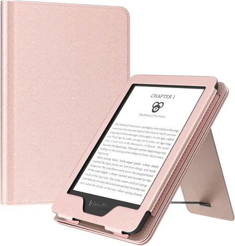 MoKo Funda para Kindle de 6" (11ª generación, 2024/2022)/Kindle (10ª generación, 2019), carcasa de poliuretano ultraligera con encendido y apagado