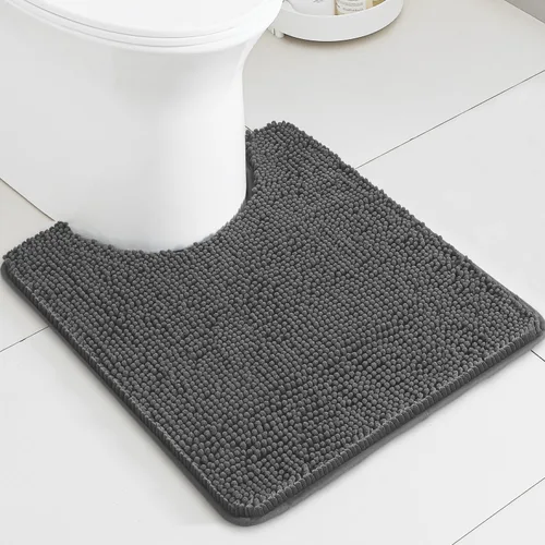 Miniatura 25 de Alfombra de baño pequeña de 12 x 18 pulgadas, lavable y absorbente, antideslizante, alfombra de baño de felpilla gruesa y suave para baño, ducha