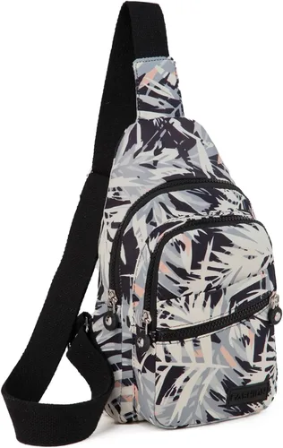 Miniatura 23 de EVANCARY - Mochila pequeña tipo bandolera para mujeres y hombres, mochila de pecho tipo bandolera para viajes, senderismo y actividades al aire
