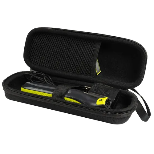 Estuche de transporte duro de viaje para recortadora y afeitadora eléctrica híbrida, bolsa organizadora portátil de almacenamiento para QP2520,