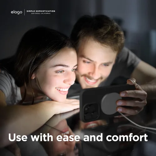 Miniatura 2 de elago Funda magnética compatible con MagSafe y iPhone 13 Pro de 6.1 pulgadas, imanes integrados, silicona líquida, funda protectora, compatible