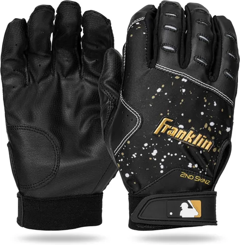 Miniatura 13 de Franklin Sports MLB 2nd Skinz Guantes de Bateo - Adultos y Jóvenes Béisbol y Sóftbol - Guantes de Béisbol, Teeball y Sóftbol para Hombres y Niños