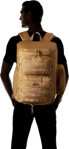 Miniatura 7 de Mochila enfriadora, táctica, aislada. Resistente, extra grande, a prueba de fugas para senderismo, camping, playa. Bono, herramienta multiusos