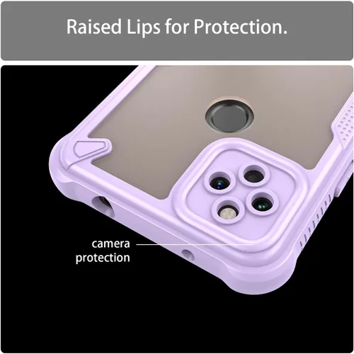 Miniatura 2 de Case for Pixel 5A 5G Case, for Google5A G1F8F Cases with Tempered Glass Screen Protector, Frosted Translucent Back Cover Non-Slip Protective Phone