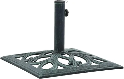 Miniatura 28 de Base redonda para sombrilla de patio, soporte resistente para sombrilla para exteriores, patio, piscina, al aire libre, blanco, 26.5 libras, hierro