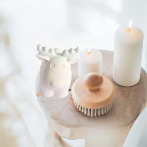 Miniatura 5 de Moldes de silicona para velas de ciervos de Navidad 3D, molde de resina para decoración de fiestas en el hogar, hecho a mano, jabón, bomba de baño