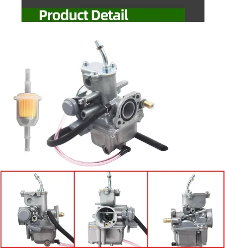 Miniatura 2 de ALL-CARB Repuesto de carburador para Yamaha Raptor 50 YFM50 YFM50R 2004 2005 2006 2007 2008 con filtro de combustible