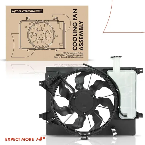 Miniatura 8 de A-Premium Conjunto de ventilador de refrigeración del radiador del motor compatible con modelos seleccionados Hyundai y Kia - Elantra 2011-2013