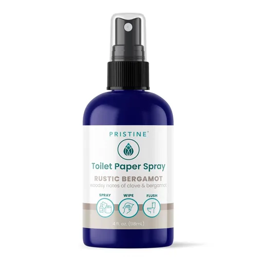 PRISTINE Spray de Papel Higiénico en Lugar de Toallitas y Bidés - Como Alternativa de Espuma y Alternativas de Gel a las Toallitas, es un Sustituto